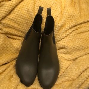 Rain booties.